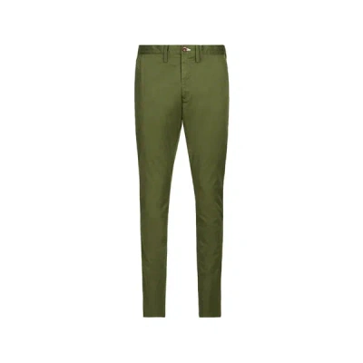 Gant Pantalon Slim En Coton Mélangé In Green