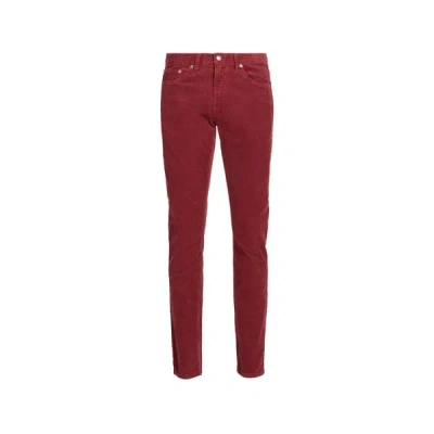 Gant Pantalon Slim En Coton Mélangé In Red