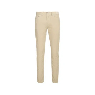 Gant Pantalon Slim En Coton Mélangé In Neutral