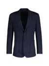 Gant Patch-pockets Blazer In Blue
