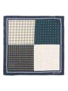 Gant Patterned Silk Pocket Square In Multi