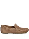 Gant Penny-strap Suede Loafers In Brown