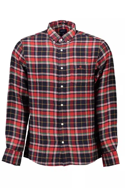 Gant Pink Cotton Shirt In Red