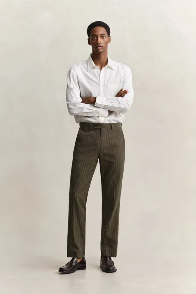 Gant Pinstriped Suit Pants In Multi