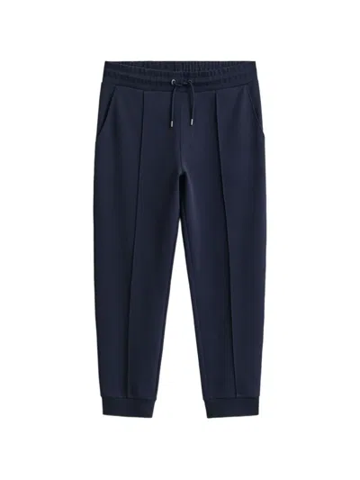 Gant Pintuck-detail Track Pants In Blue