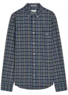 Gant Check-pattern Button-down Shirt In Blue