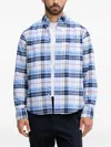 Gant Plaid Oxford Shirt In Blue
