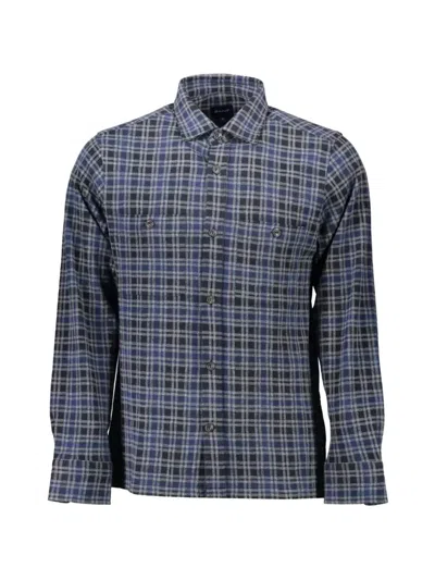 GANT PLAID-PATTERN BUTTONED SHIRT