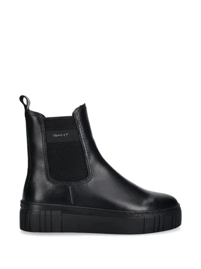 Gant Platform Pull-on Boots In Black