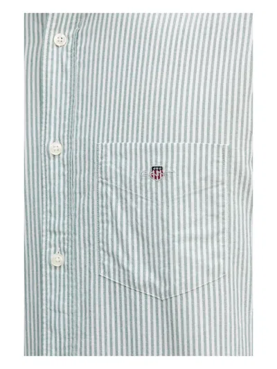 Gant Pocket Striped Shirt In Blue
