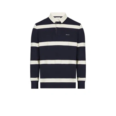 Gant Polo Manches Longues In Brown