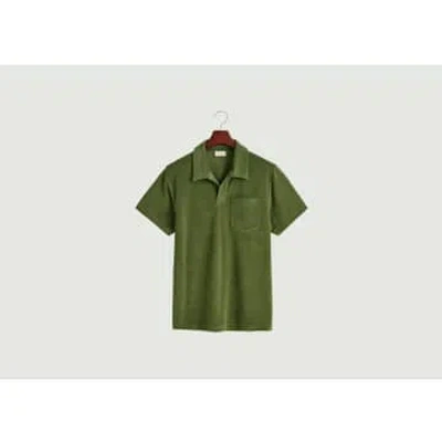 Gant Polo Terry Pique In Green