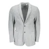 Gant Marl-pattern Single-breasted Blazer In Gray
