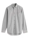Gant Poplin Banker Shirt In Gray