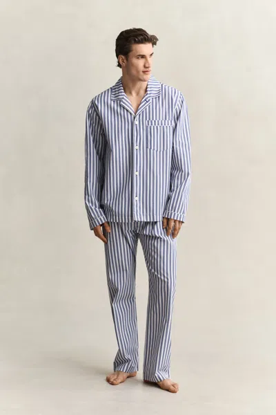 Gant Poplin Pajama Set In Multi