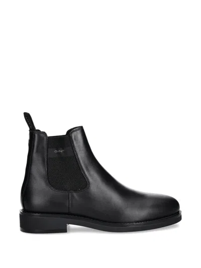 Gant Prepdale Elasticated Boots In Black