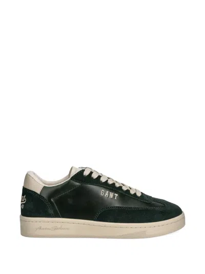 Gant Prepus Suede Panelled Sneakers In Black