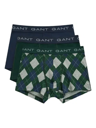 Gant Print Trunk (pack Of Three) In Multi