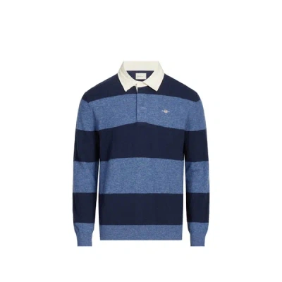 Gant Pull À Col Polo En Laine In Multi