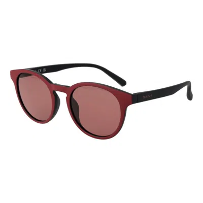 Gant Purple Plastic Sunglasses In Brown