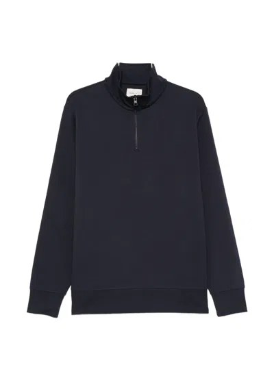 Gant Quarter-zip Sweater In Blue