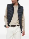 Gant Quilted Zip-front Gilet In Blue