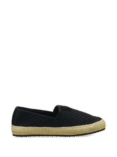 Gant Raffiaville Woven Slip-on Espadrilles In Black