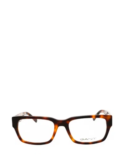 Gant Rectangle-frame Glasses In Multi