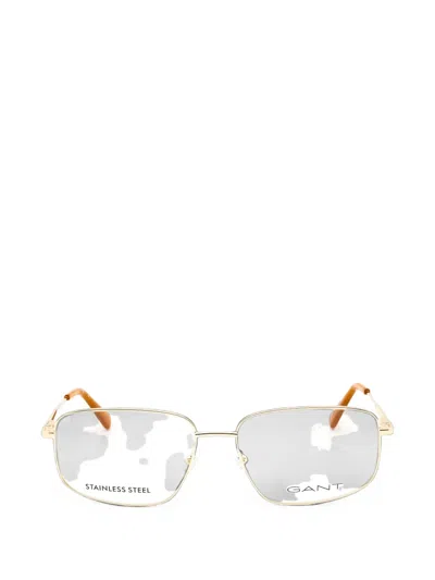 Gant Rectangle-frame Glasses In Neutral