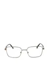 Gant Rectangle-frame Glasses In Metallic