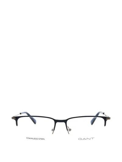 Gant Rectangle-frame Glasses In Transparent