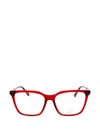 Gant Rectangle-frame Glasses In Red