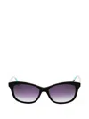 Gant Rectangle-frame Sunglasses In Black