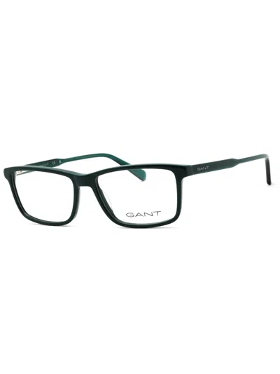 Gant Rectangular Acetate Eyeglasses For Men In Black
