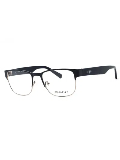 Gant Rectangular Eyeglasses For Men - Ga50018 Model In Black
