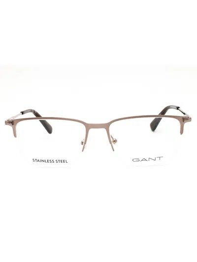 Gant Rectangular Men's Eyeglasses - Ga50053 Edition In Gray