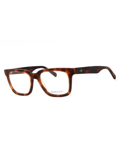 Gant Rectangular Men's Eyeglasses - Ga50059 In Brown