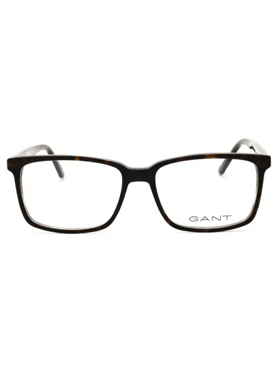 Gant Rectangular Men's Eyeglasses - Stylish Designer Frame In Black