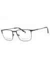 Gant Rectangular Metal Men's Eyeglasses In Black
