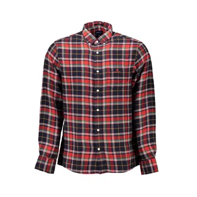 Gant Red Cotton Men Men's Shirt