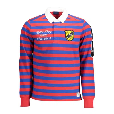 GANT GANT RED COTTON POLO MEN'S SHIRT