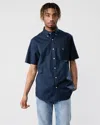 Gant Regular Broadcloth Short Sleeve Button Down Mens Shirt