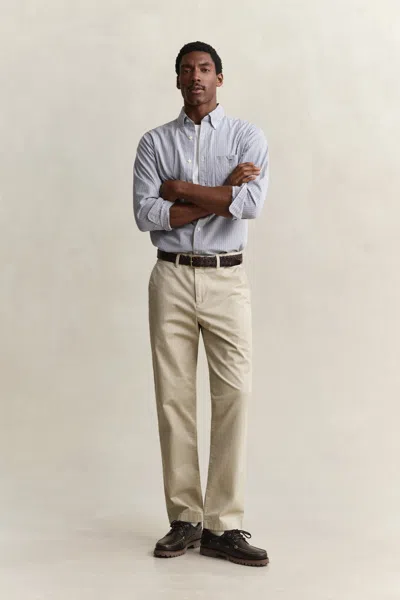 Gant Regular Fit Classic Chinos In Gold
