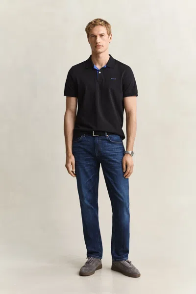 Gant Regular Fit Jeans In Blue