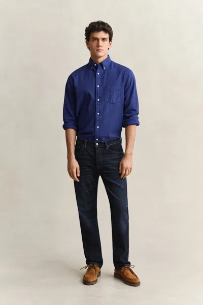 Gant Regular Fit Jeans In Black