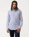 Gant Regular Fit Poplin Shield Banker Shirt In Blue