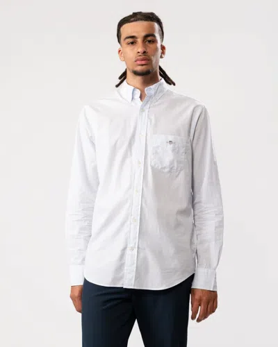 Gant Regular Fit Poplin Shield Banker Shirt