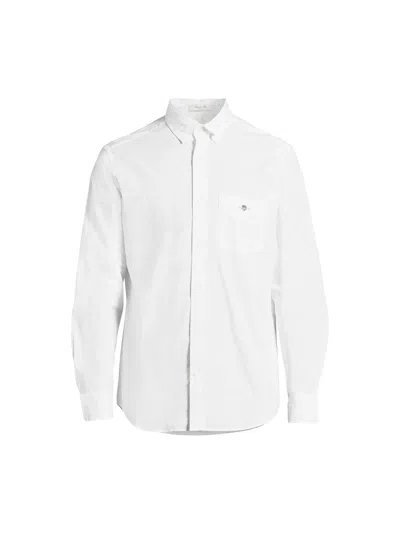 Gant Regular Fit Poplin Shirt In White