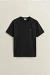 Gant Regular Fit Shield T-shirt In Black