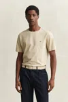 Gant Regular Fit Shield T-shirt In Neutral